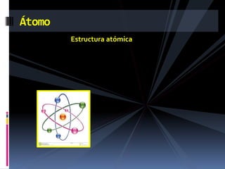 Estructura atómica 
Átomo 
 