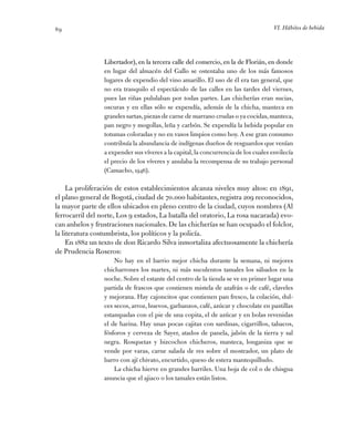 VI. Hábitos de bebida89
­Libertador), en la tercera calle del comercio, en la de Florián, en d­onde
en lugar del almacén d...