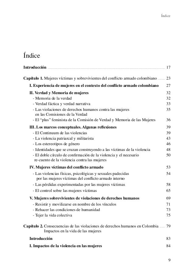 La Verdad De Las Mujeres Victimas Del Conflicto Armado En Colombia