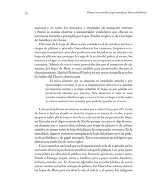 Plantas con semillas (espermatofitas). Monocotiledóneas63
nacional y en todos los mercados y terminales de transporte terr...