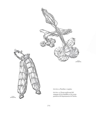 [74]
2 cm
Figura 9. Panelitas o raspitas.
Figura 10. Forma tradicional del
empaque de los batidillos en las zonas
panelera...