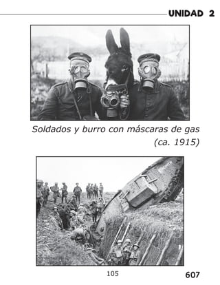 607
105
Soldados y burro con máscaras de gas
(ca. 1915)
 