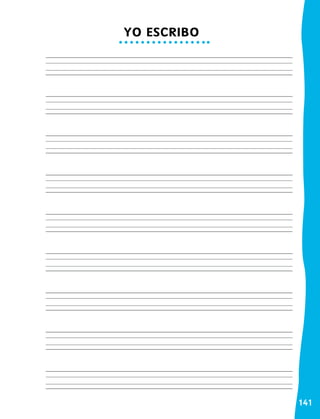 141
YO ESCRIBO
 