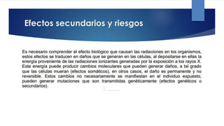 Efectos secundarios y riesgos
 