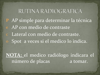 Tomografia y fistulograma | PPT