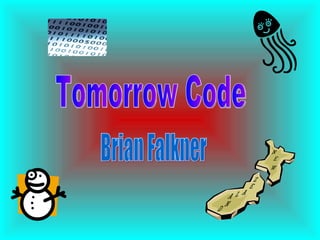 . . Tomorrow Code Brian Falkner 