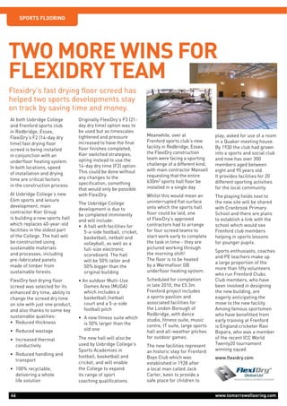 Tomorrows Flooring FlexiDry Article September 2010