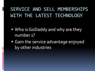 YOUR MARKETING MESSAGEThe Wrong Pitch:The chamber is a private non-profit membership organization that works to ensure a healthy local economy.The chamber is a group of businesses that share common community goals.