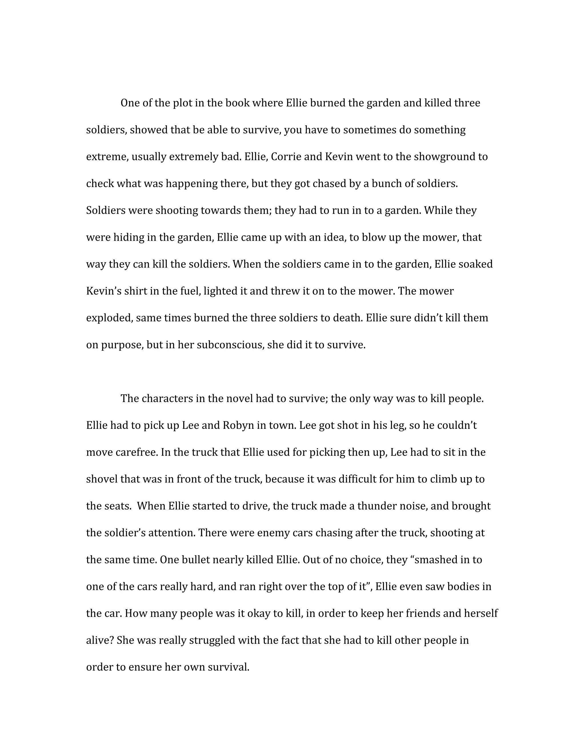 Tomorrow when the war began