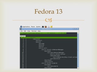Fedora 13