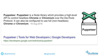 @cptntommy #BrightonSEO
 