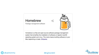 @cptntommy #BrightonSEO
 