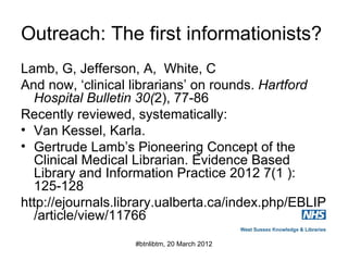 Tomroper libteachmeet 20 march