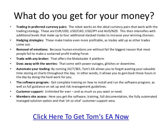 Tom's ea forex review