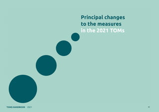 42
TOMS HANDBOOK 2021
 