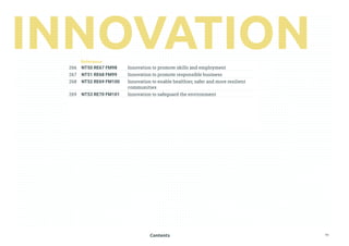 Contents 11
TOMS HANDBOOK —2021
266 NT50 RE67 FM98 Innovation to promote skills and employment
267 NT51 RE68 FM99 Innovati...
