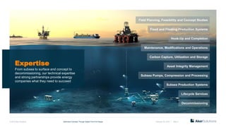 AVEVA World Conference NA - Tom Singer, Aker Solutions | PDF