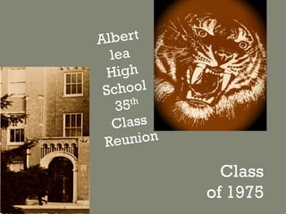 Class
of 1975
 