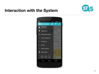 Interaction with the System
6
 
