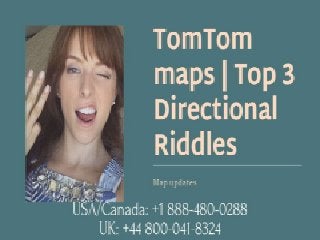 TomTom riddles from map updates Company