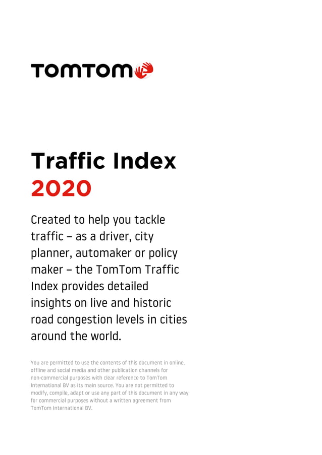 TomTom traffic index PDF