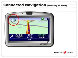 Connected Navigation  (receiving an order) 
