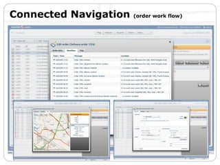 Connected Navigation  (order work flow) 