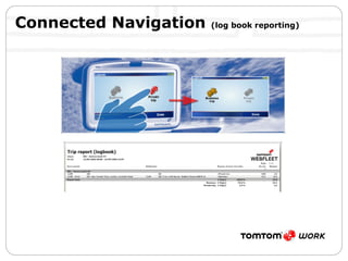 Connected Navigation  (log book reporting) 