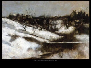 (1882 a.) Twachtman’s Home, Avondale, Ohio
 