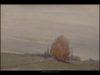 1912 Álamos grises (38.1 × 55.9 cm)
 