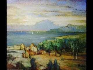 1935 Paisaje dorado (73,7 × 85,1 cm)
 