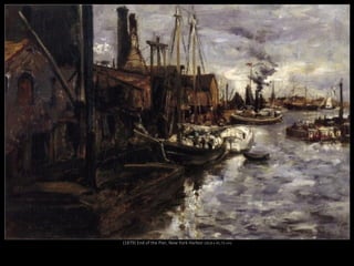 (1879) End of the Pier, New York Harbor (30,8 x 45,72 cm)
 