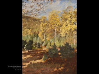1910 a. Follaje amarillo
Óleo sobre lienzo
(61 × 45,7 cm)
 