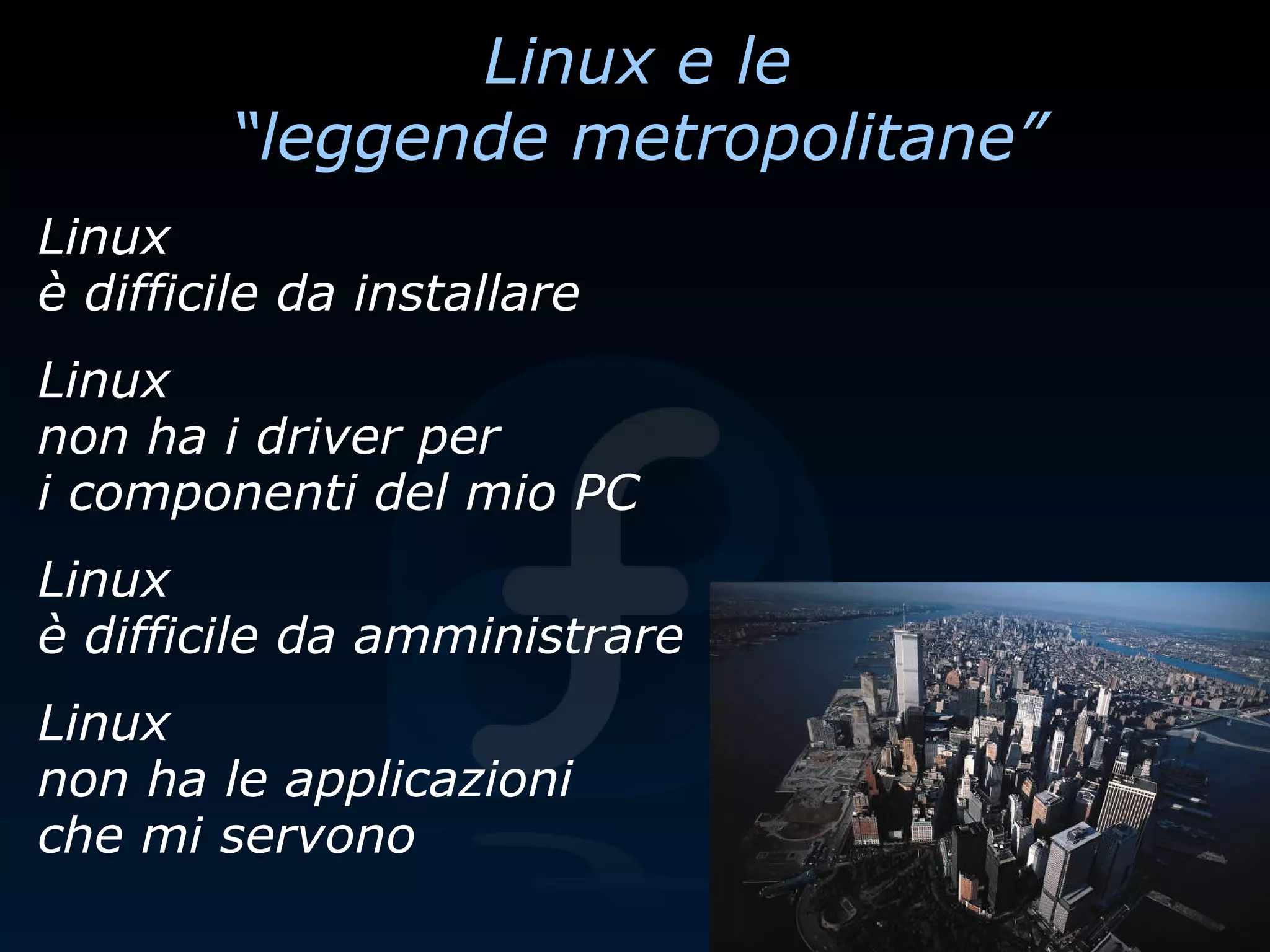 Elio Tondo - Linux In Azienda