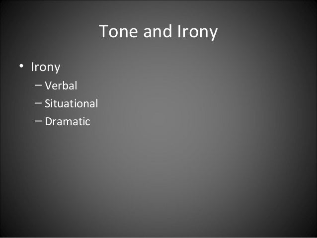 Tone:The Creation of Attitude in Poetry