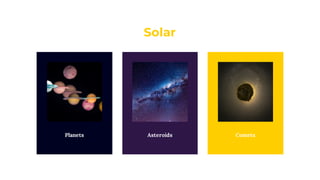 Solar
AsteroidsPlanets Comets
 