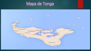 Mapa de Tonga
 