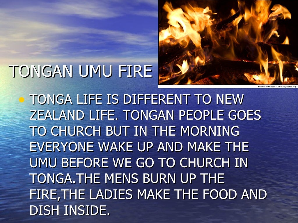Tongan Umu Instructions