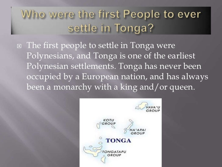 Tonga Powerpoint sept 2012