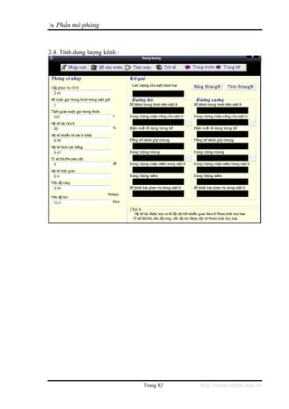 Phần mô phỏng


2.4. Tính dung lượng kênh :




                              Trang 82   http://www.ebook.edu.vn
 