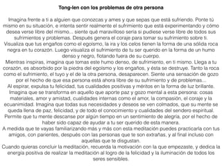 ecuanimidad.
(Del lat. aequanimĭtas, -ātis).
1. f. Igualdad y constancia de ánimo.
2. f. Imparcialidad de juicio.
Real Academia Española ©
Deﬁniciones de Diccionario
Equilibrio.-Estado de reposo de un cuerpo solicitado por
fuerzas que se compensan | contrapeso, igualdad,
contrarresto | ecuanimidad, mesura en los actos y juicios.
Equilibrio
Mesura
Igualdad
Sensatez
Actos
Juicio
Animo
No juzgar, no criticar, no condenar
Aceptar, tolerar, entender, comprender, compadecer,
ayudar, apoyar
empatía.
1. f. Identiﬁcación mental y afectiva de un
sujeto con el estado de ánimo de otro.
Real Academia Española ©
Empatía
La empatía (del vocablo griego antiguo εμπαθεια, formado εν, 'en el interior
de', y πάθoς, 'sufrimiento, lo que se sufre'), llamada también inteligencia
interpersonal en la teoría de las inteligencias múltiples de Howard Gardner,
es la capacidad cognitiva de percibir en un contexto común lo que un
individuo diferente puede sentir.
Wikipedia
La empatía describe la capacidad intelectiva de una persona de
vivenciar la manera en que siente otra persona; posteriormente, eso
puede llevar a una mejor comprensión de su comportamiento o de su
forma de tomar decisiones. Es la habilidad para entender las
necesidades, sentimientos y problemas de los demás, poniéndose
en su lugar, y responder correctamente a sus reacciones
emocionales.
Wikipedia
La empatía es hacia afuera, hacia los otros, la ecuanimidad es hacia adentro, nuestra reacción
mental, emocional, actitudinal. Veo con empatía y reacciono con ecuanimidad.
 