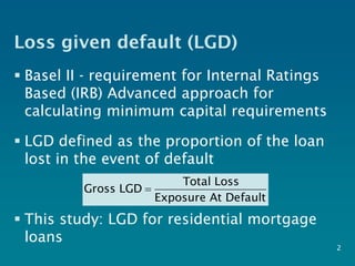 A zero-adjusted gamma model for LGD | PDF