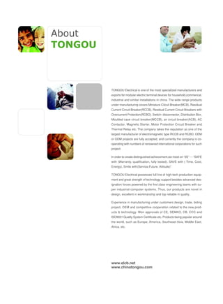 TONGOU poroducts are certified by the following international certificates:
International Germany Germany Sweden EU Nethel...