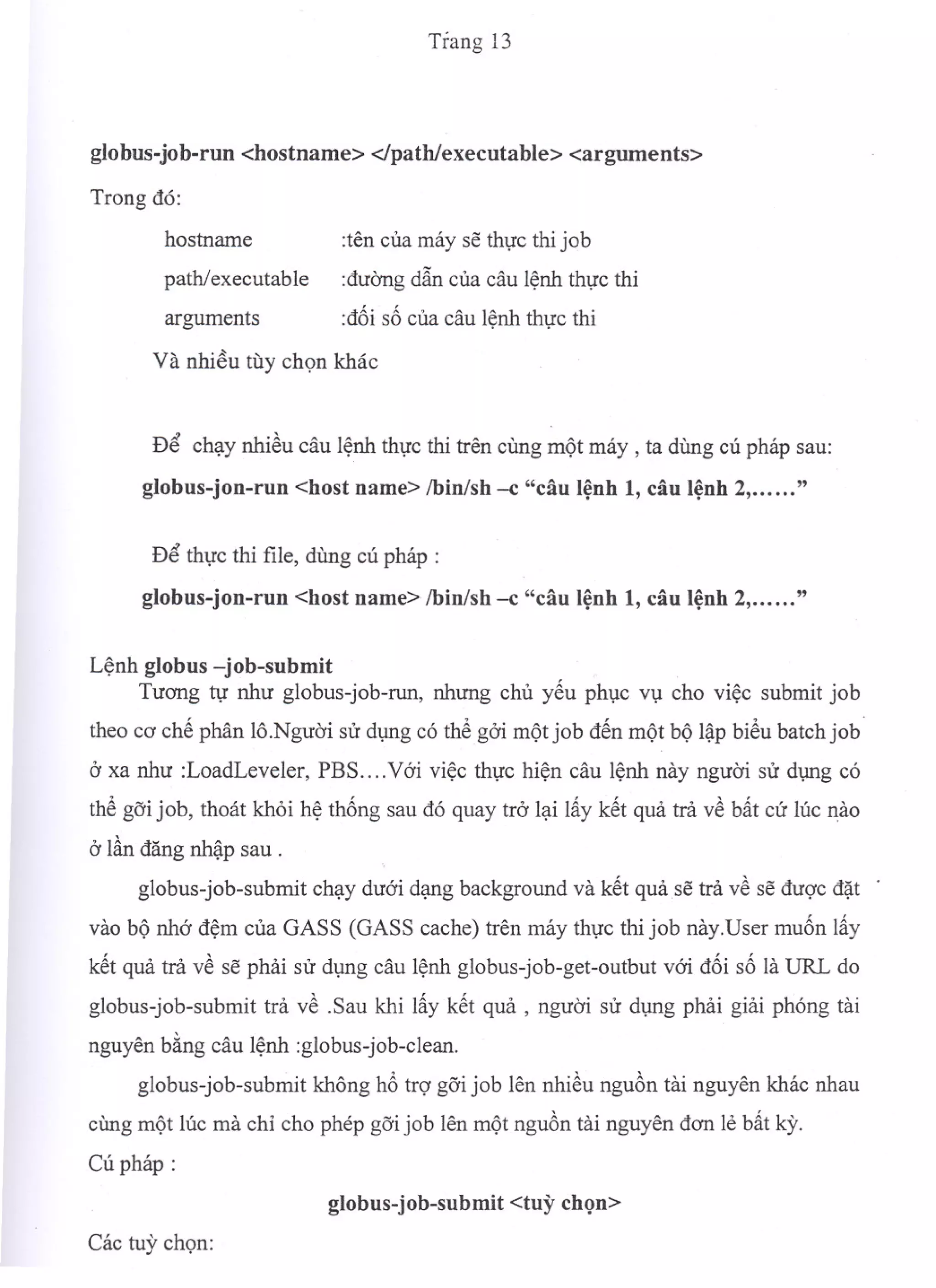 Tổng Quang Về Globus 