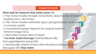 TONGUE-ANATOMICAL CONSIDERATIONS and CANCER IMAGEOLOGY | PPTX