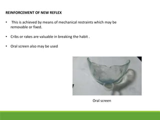 Crib Or Rake tongue and malocclusion - Copy.pptx