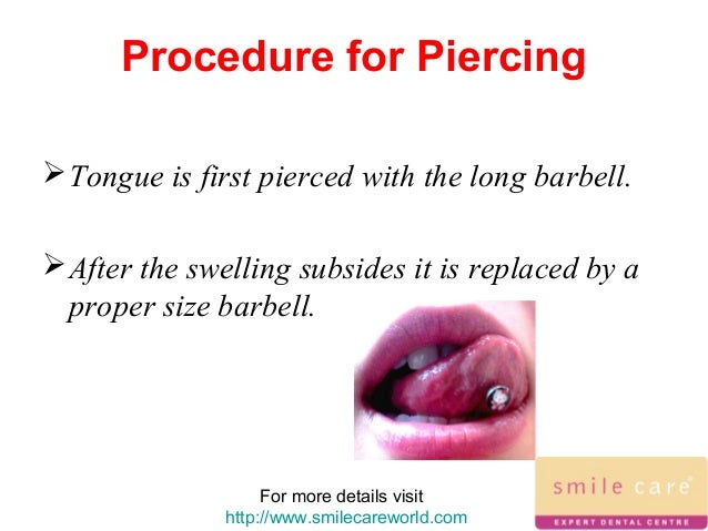 How Long Does Tongue Piercing Swelling Last