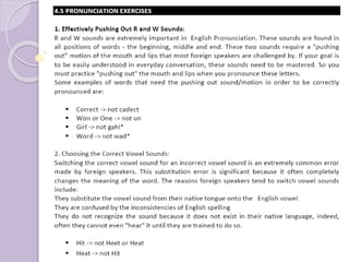 Tongue twister exercise