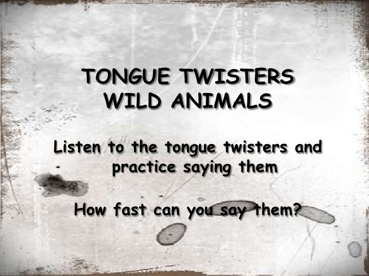 tongue-twister