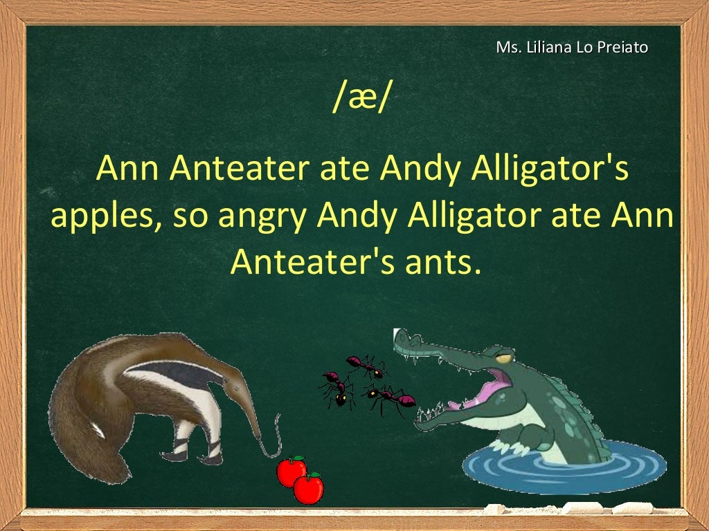 Tongue twisters with sounds